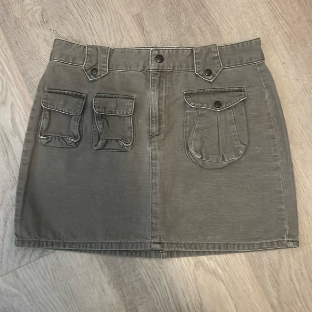 Mavi Serah Y2K 100% Cotton Combat Mini Skirt. Size M